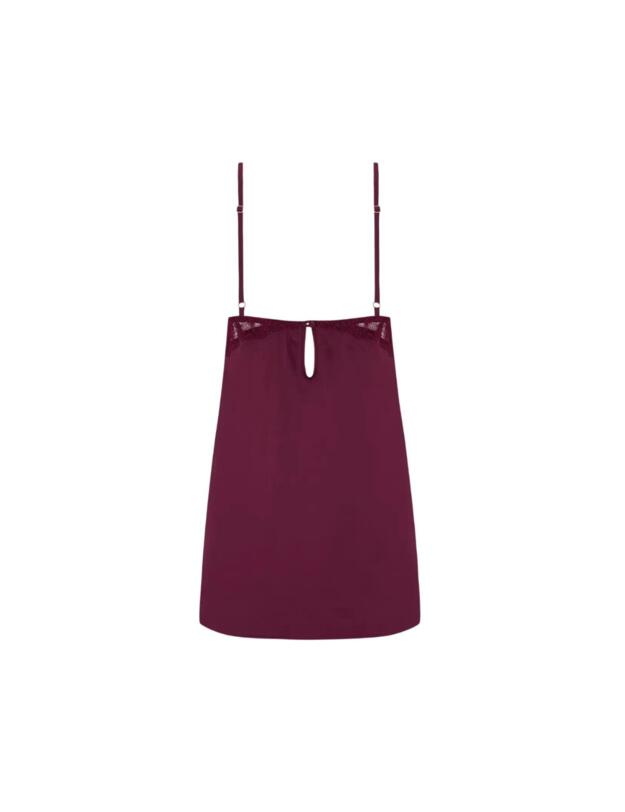 Muse By Coco De Mer Rosa Slip Bordeaux