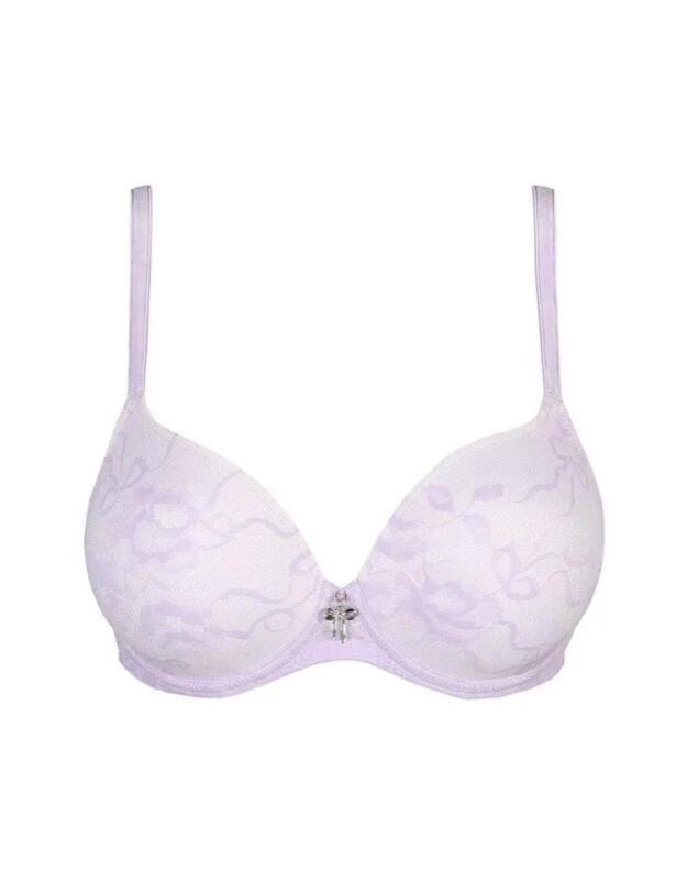 Prima Donna Twist Take A Bow Padded Plunge Bra Pastel Lilac