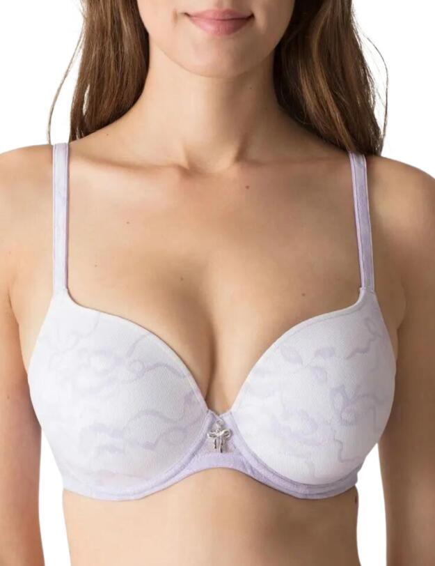 Prima Donna Twist Take A Bow Padded Plunge Bra Pastel Lilac