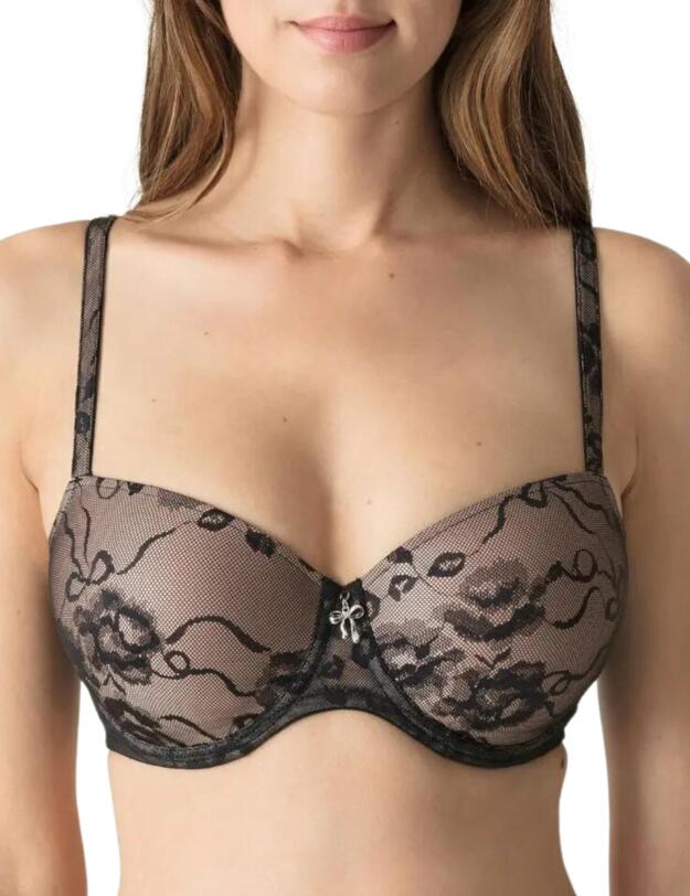 Prima Donna Twist Take A Bow Balcony Bra Black