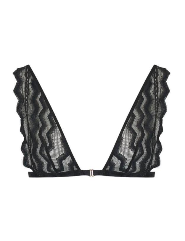 Muse by Coco de Mer Mia High Apex Bra Black
