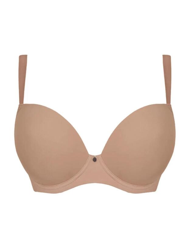 Curvy Kate Smoothie T-shirt Plunge Moulded Bra Latte
