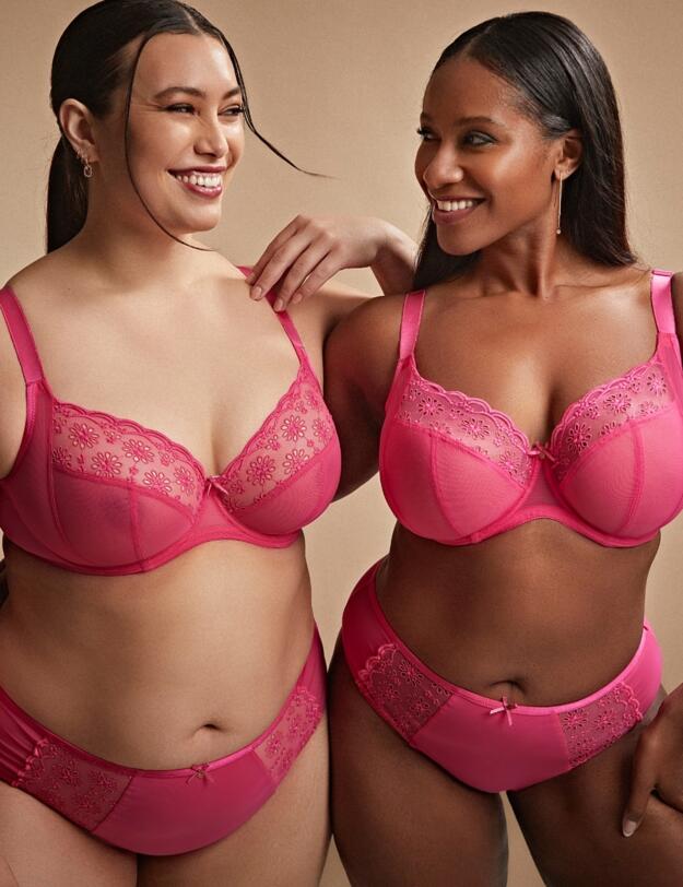 Sculptresse by Panache Harmony Plunge Bra Hot Pink
