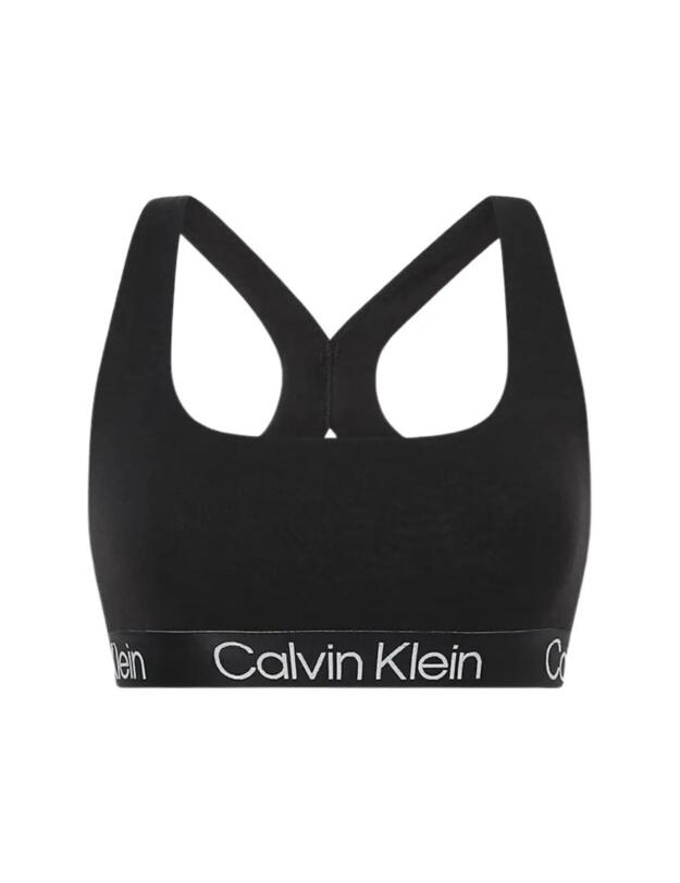 Calvin Klein Structure Cotton Bralette Bra Black