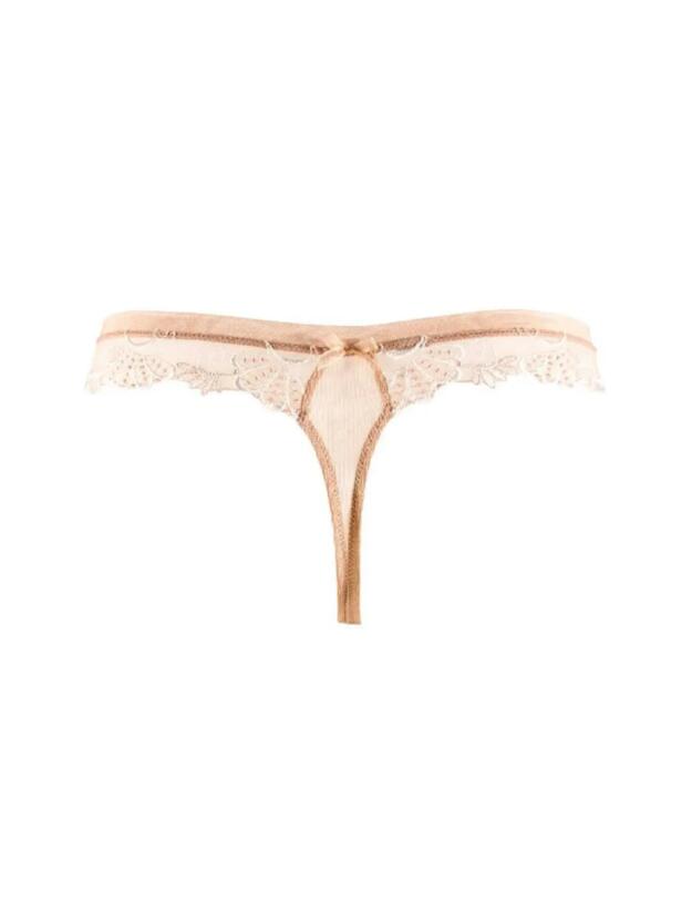  Lise Charmel Dressing Floral Thong Ambre Nacre
