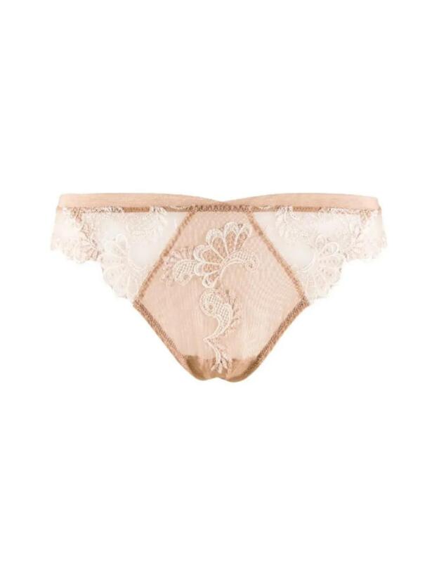  Lise Charmel Dressing Floral Thong Ambre Nacre