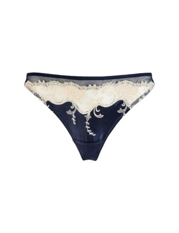 Lise Charmel Splendeur Soie Thong Splendeur Marine