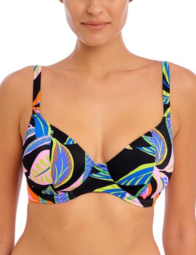 Freya Desert Disco Plunge Bikini Top Multi