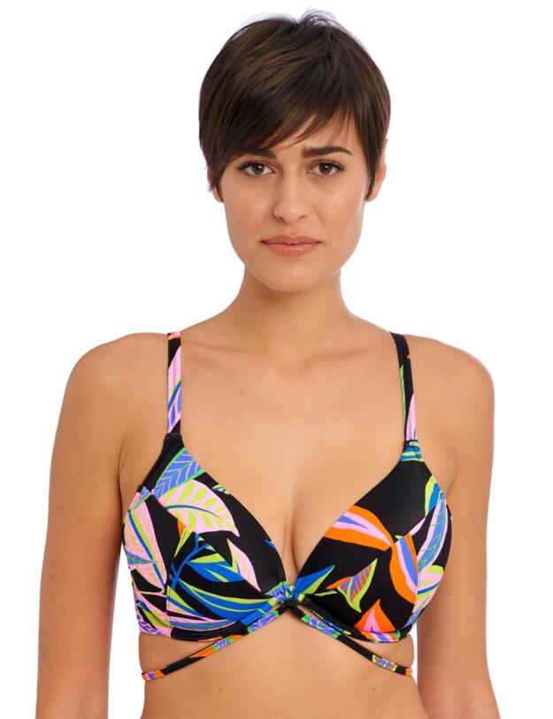 Freya Desert Disco Underwired Plunge Bikini Top Multi