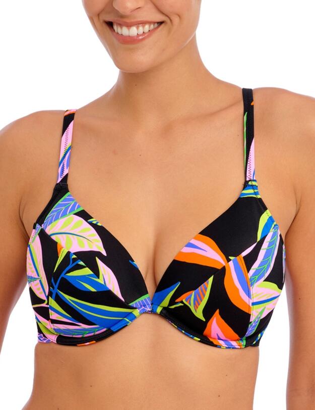 Freya Desert Disco Underwired Plunge Bikini Top Multi