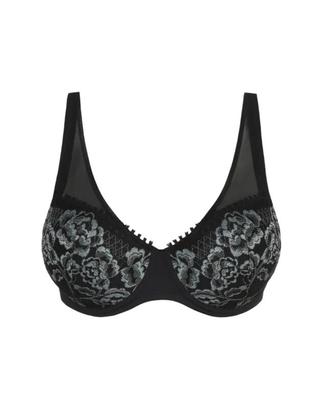 Prima Donna Twist Rose Sauvage Balcony Bra Black 