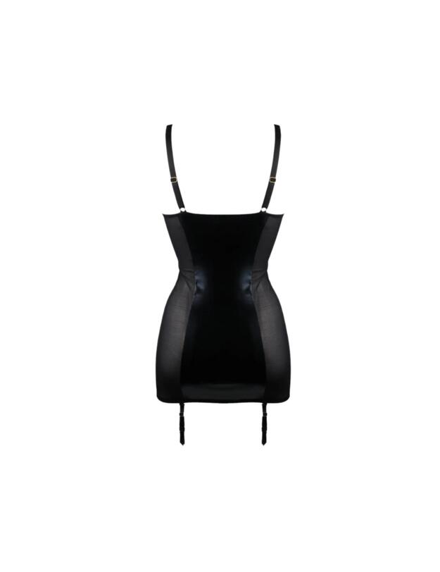 Contradiction by Pour Moi Glow Cami Suspender in Black