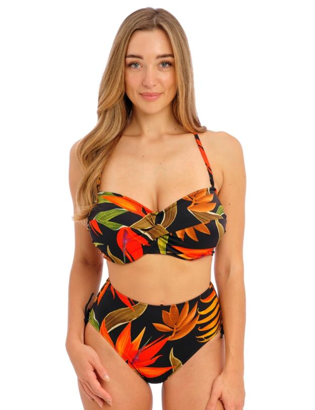 Fantasie Pichola High Waisted Bikini Brief Black