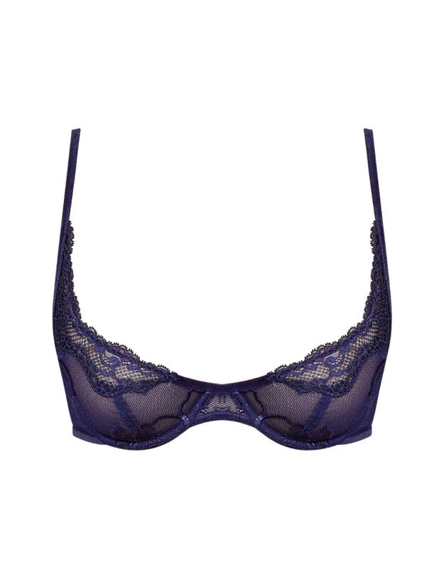 Andres Sarda Edurne Plunge Wire Bra Water Blue