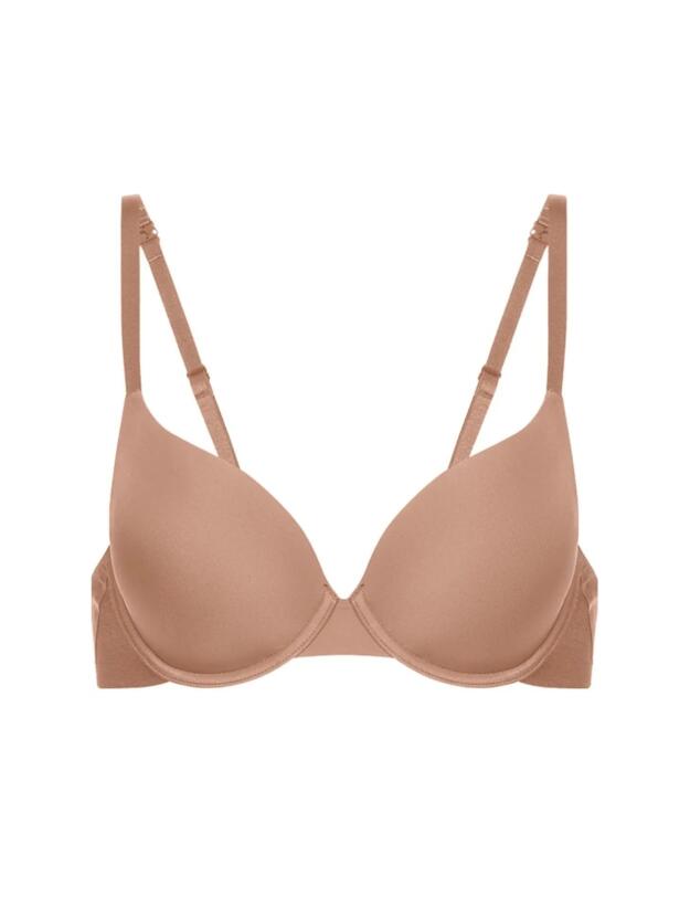 Simone Perele Essentiel Padded Plunge Bra Amaretto