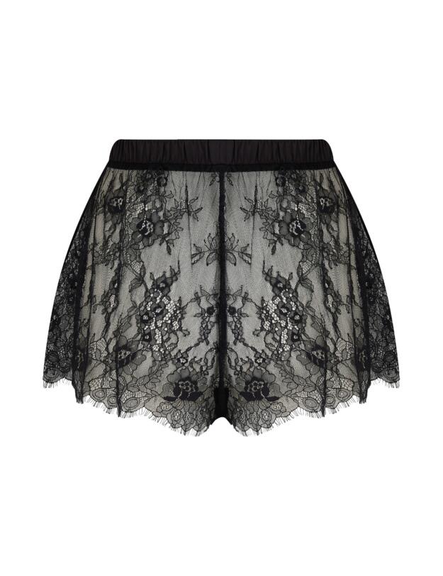 Pour Moi For Your Eyes Only Lace Cami And Short Set Black