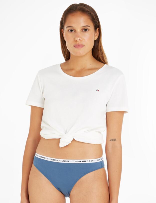 Tommy Hilfiger 3 Pack Brief Vessel Blue/White/Blue Coast