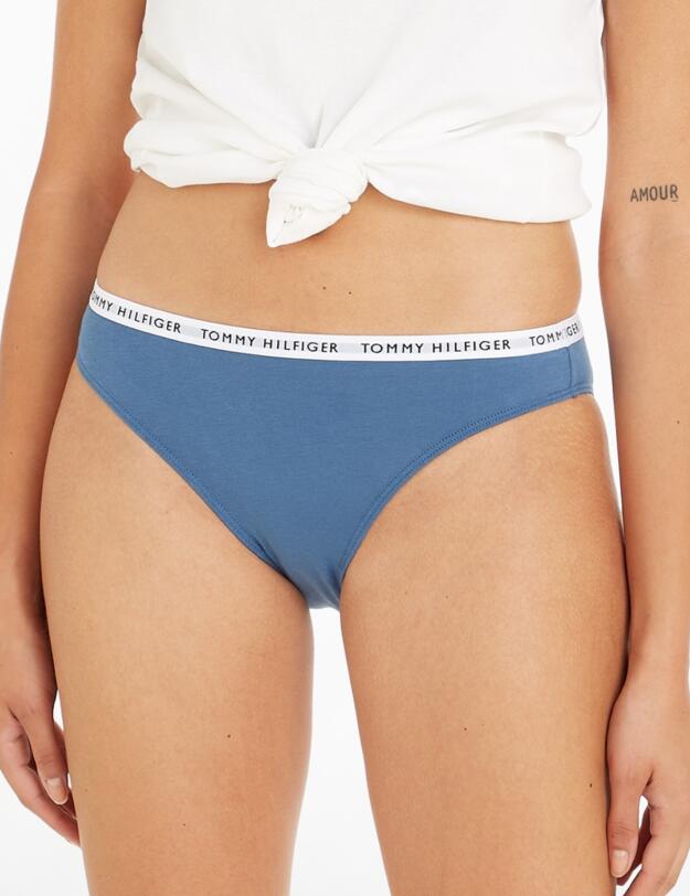 Tommy Hilfiger 3 Pack Brief Vessel Blue/White/Blue Coast