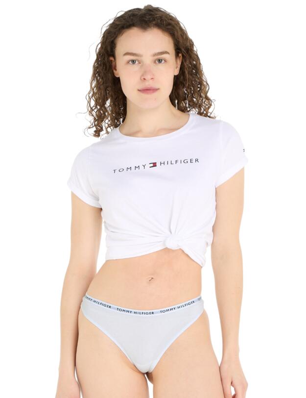 Tommy Hilfiger 3 Pack Thong Vessel Blue/White/Blue Coast
