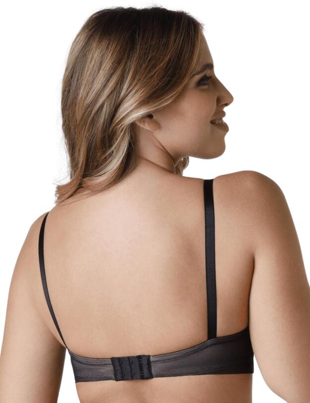Wonderbra Spirit Tribal Mix Padded Triangle Bra Black