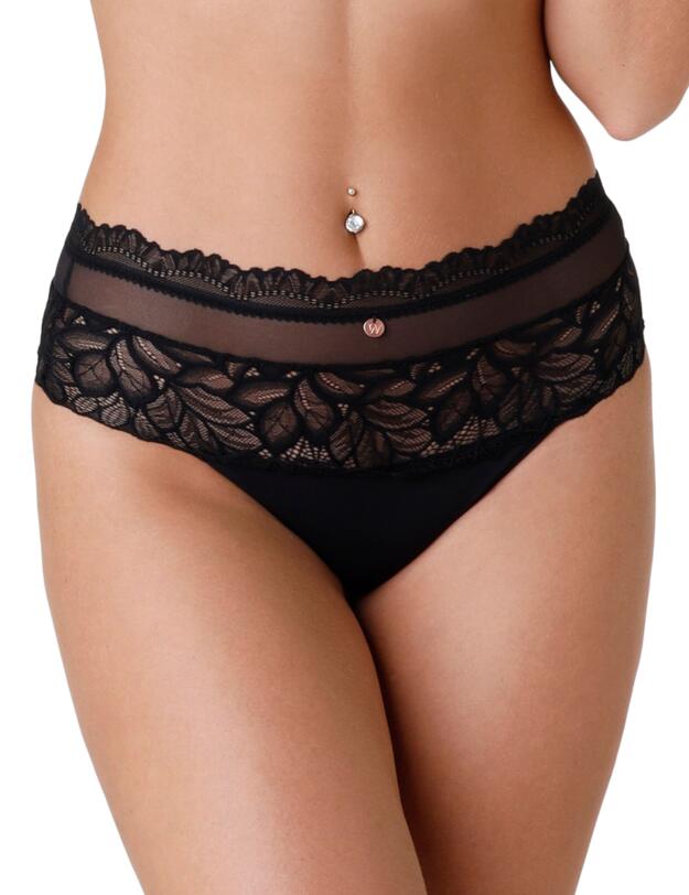Wonderbra Spirit High Waisted Thong Black