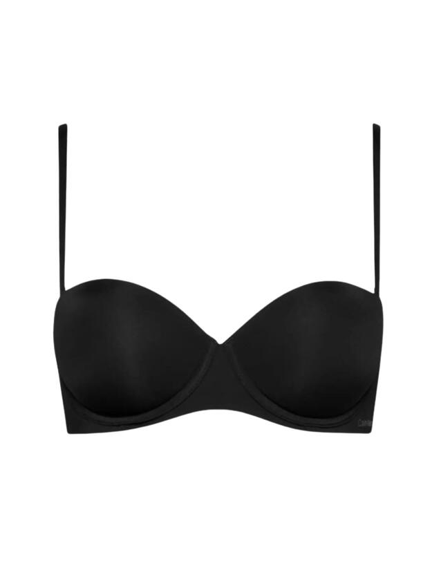 Calvin Klein Invisibles Strapless Push Up Bra Black