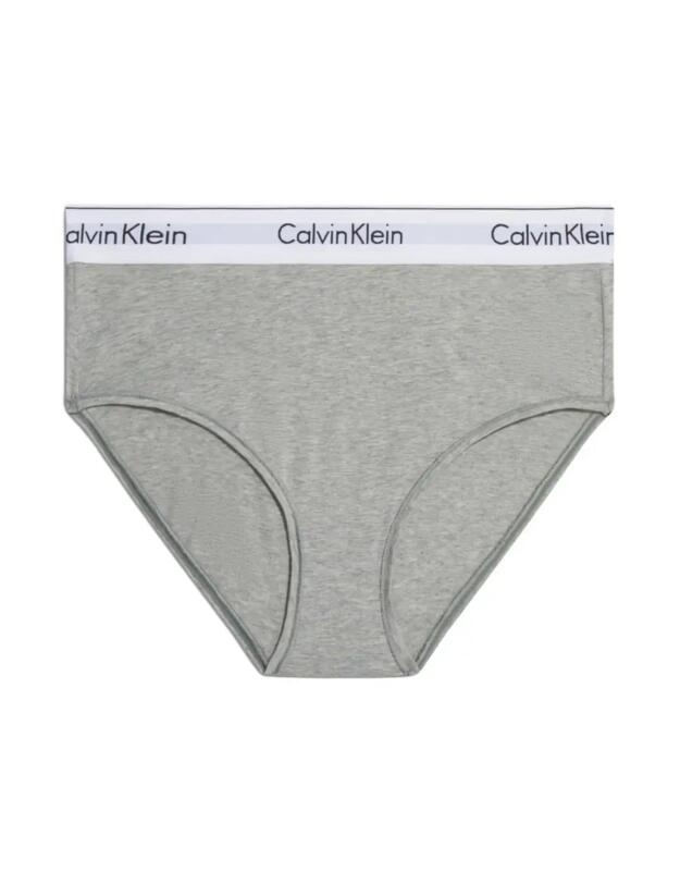  Calvin Klein Modern Cotton High Waisted Brief  Grey Heather