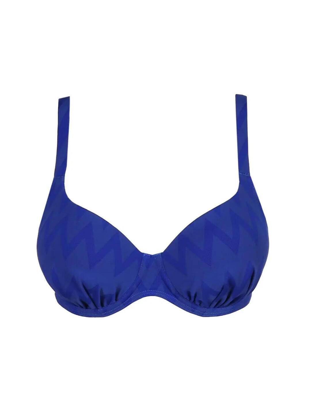 PrimaDonna Swim VENICE blue pool bikini top full cup padded