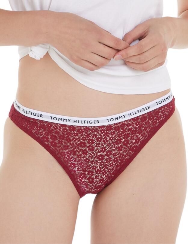 Tommy Hilfiger 3 Pack lace Brief Desert Sky/White/Rouge 