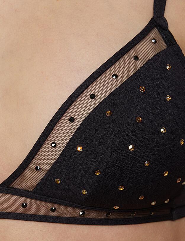 Andres Sarda Switzer Bralette Black 