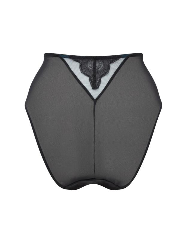Gossard VIP Confession High-Waist Brazilian Black/Teal