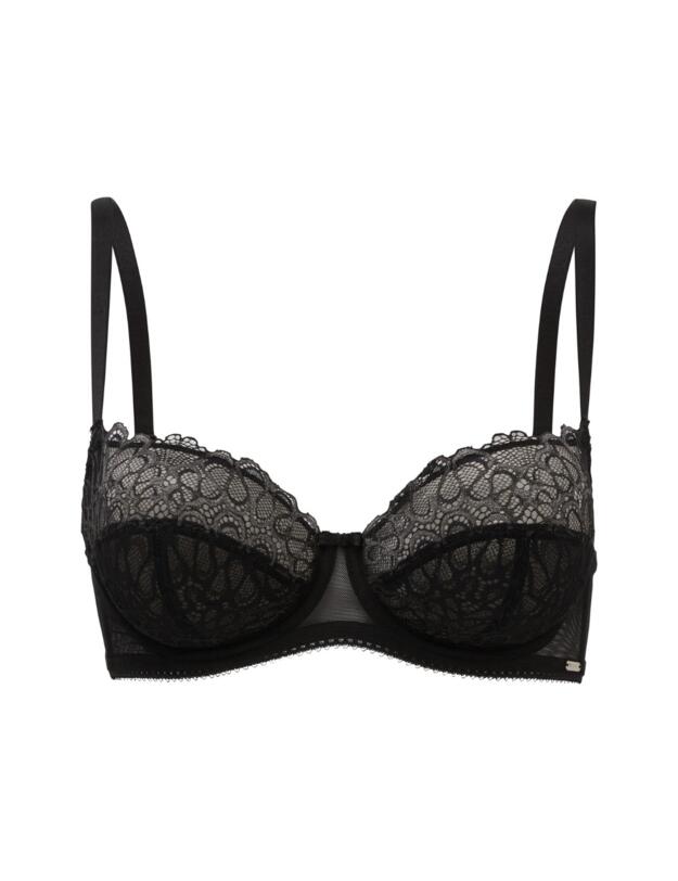 Gossard Swirl Balcony Bra Black 