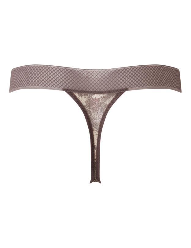Gossard Glossies Snake Thong Snake Print 