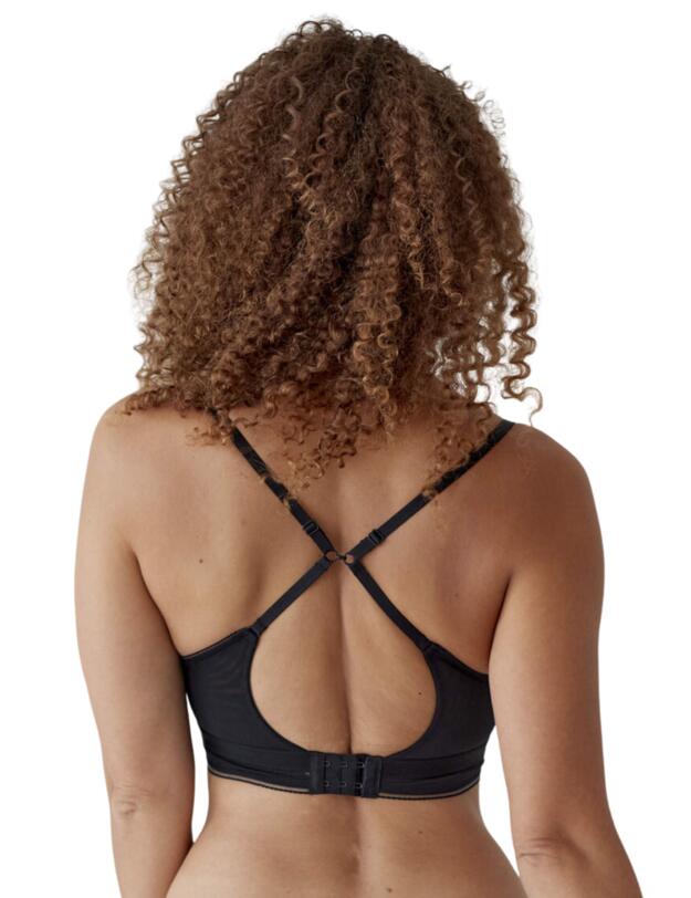 Pretty Polly Delicate Lace Non Wired Bra Black