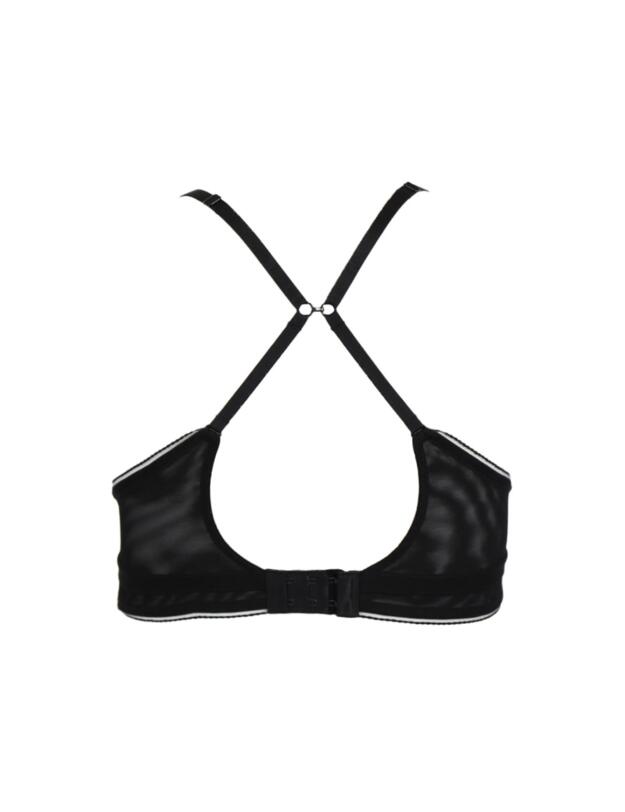 Pretty Polly Delicate Lace Non Wired Bra Black