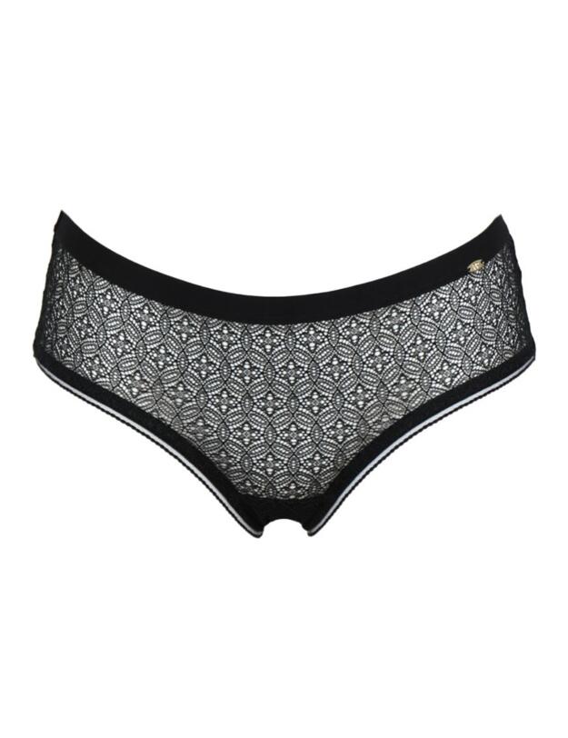 Pretty Polly Delicate Lace Short Black