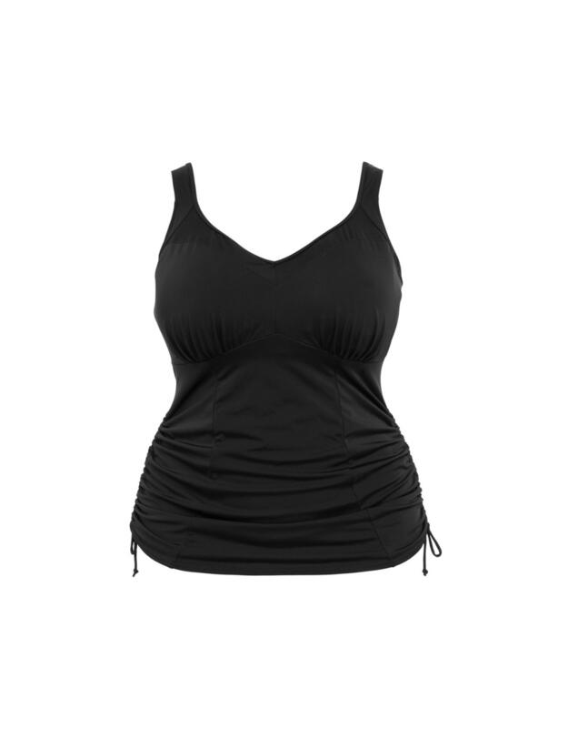 Elomi Essentials Moulded Tankini Top Black
