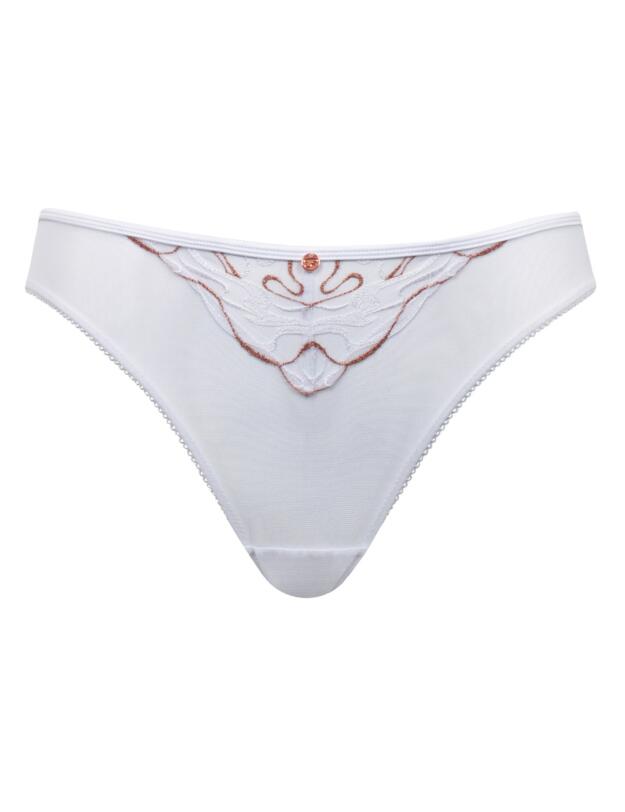 Scantilly by Curvy Kate Fascinate Brazilian Brief White