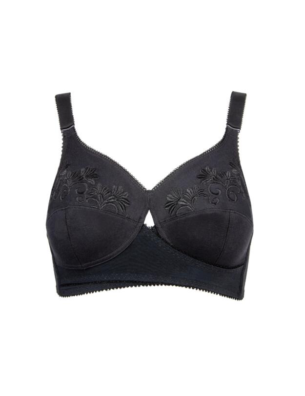 Berlei Total Support Cotton Non-Wired Bra Black