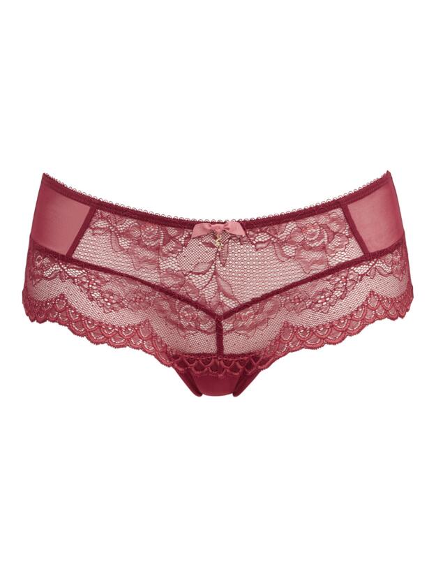 Gossard Superboost Lace Short Brief Cranberry/Raspberry Sorbet