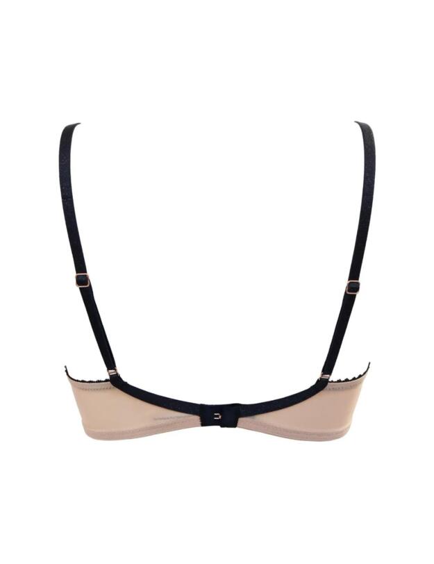 Gossard VIP Henna Padded Plunge Bra Black/Nude
