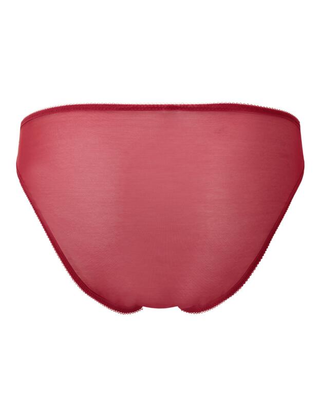 Gossard Glossies Lace Brief Raspberry Blush