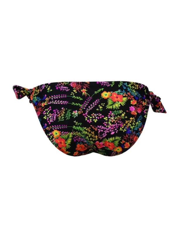 Pour Moi Hot Spots Tie Side Brief Black Floral