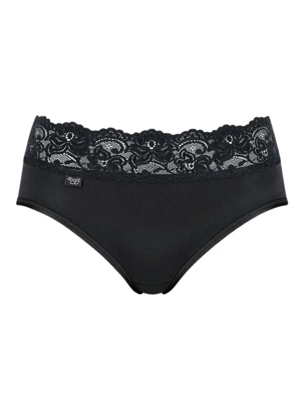 Sloggi Romance Midi Brief Black