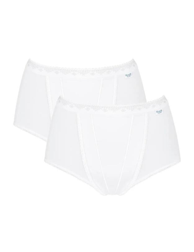 Sloggi Light Control Maxi Briefs 2 Pack White