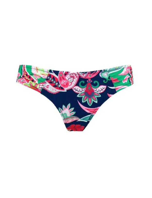  Pour Moi Havana Tab Bikini Brief Navy/Green
