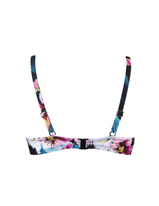 Pour Moi Orchid Luxe Bikini Top Cassis/Black