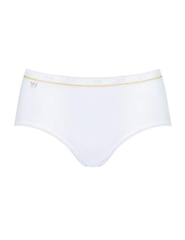 Sloggi Basic Gold H Midi 3 Pack White/Gold
