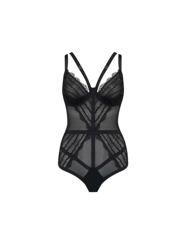 Pour Moi Intense Underwired Body Black