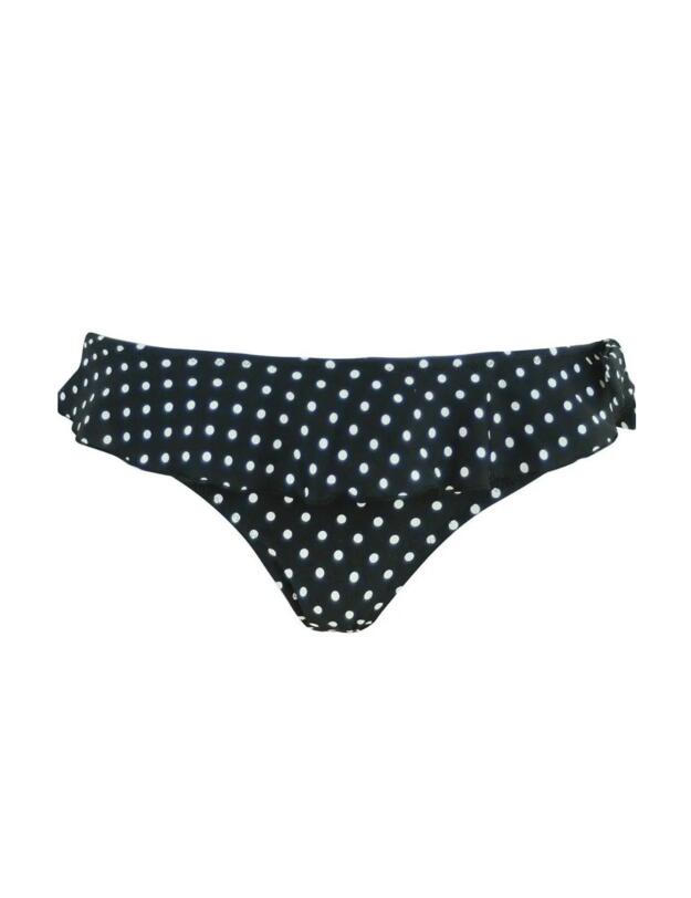 Pour Moi Hot Spots Frill Bikini Brief Black